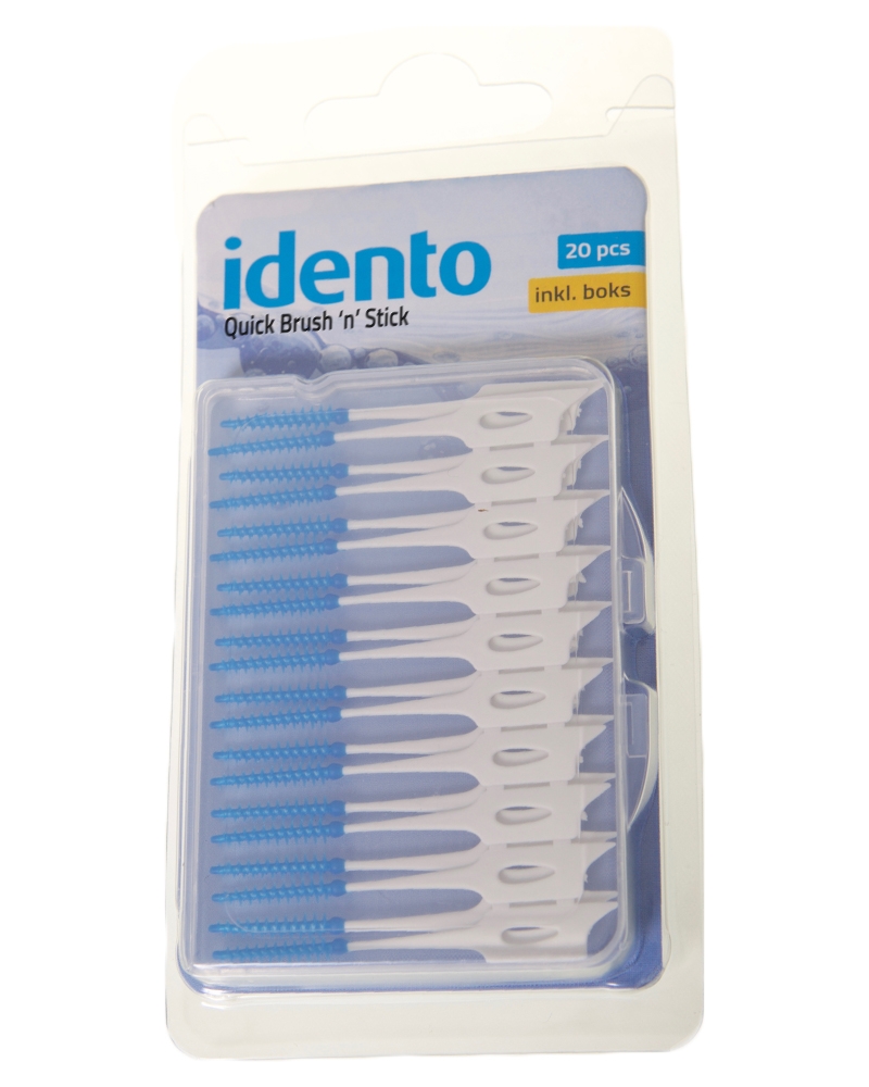 Produktfoto för Idento Quick Brush´n´stick inkl. Travelboks (Blå)