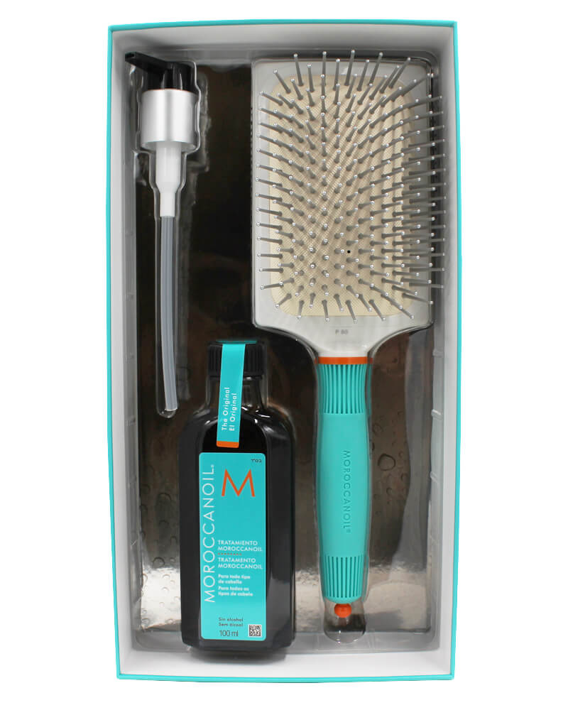 Moroccanoil + Ceramic Ionic Paddle Brush XL