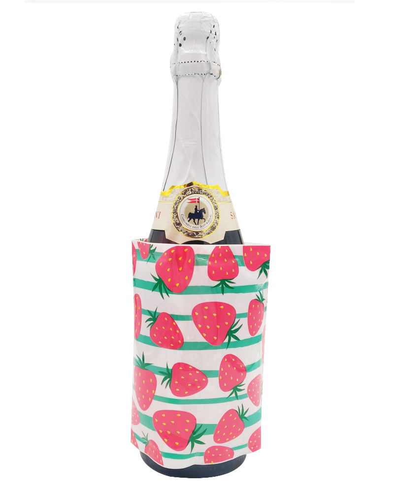Produktfoto för Excellent Houseware Cooling Element For Bottles Strawberry