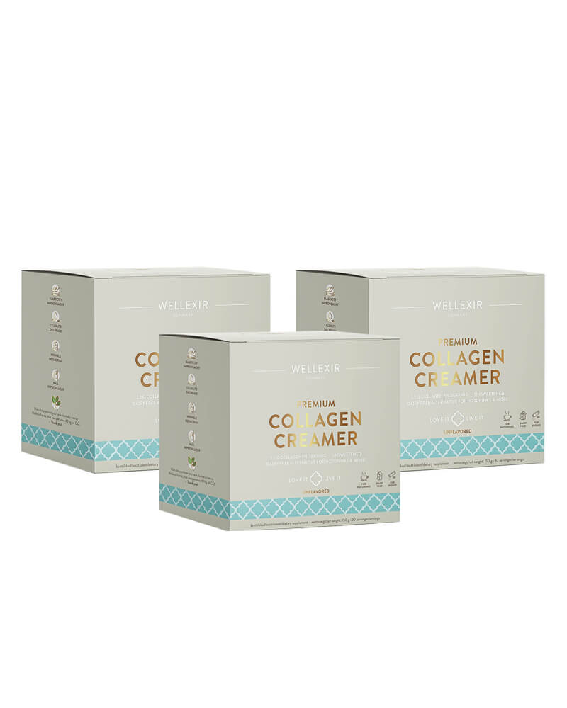 3 x Wellexir Premium Collagen Creamer Unflavoured